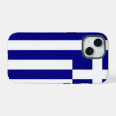 Apple iPhone 15 Case-Mate with Greece flag (Verso Horizontal)