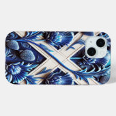 Apple iPhone 15 Case-Mate with Scottish Thistles Case (Achterkant (horizontaal))