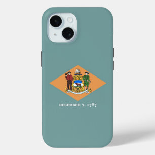 Apple iPhone 15 Hoesje-Mate met Delaware-vlag