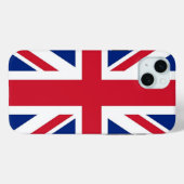 Apple iPhone 15 Plus Case, United Kingdom flag Case-Mate iPhone Case (Achterkant (horizontaal))