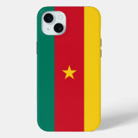 Apple iPhone 15 Plus Hoesje, Kameroen vlag