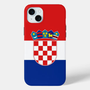 Apple iPhone 15 Plus Hoesje, Kroatische vlag Mini Hoesje