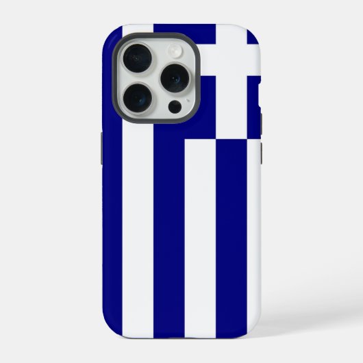 Apple iPhone 15 Pro Case-Mate, Greece flag (Verso)