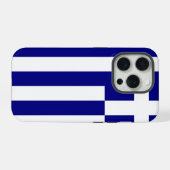 Apple iPhone 15 Pro Case-Mate, Greece flag (Verso Horizontal)