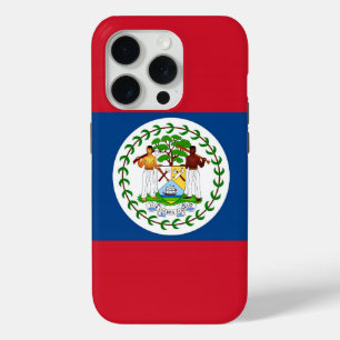 Apple iPhone 15 Pro Case-Mate, vlag van Belize Case