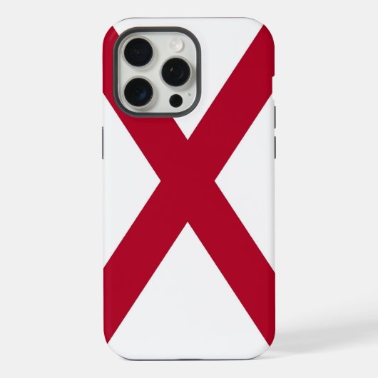 Apple iPhone 15 Pro Max Coque, drapeau Alabama (Verso)