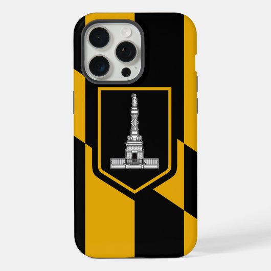 Apple iPhone 15 Pro Max Coque, drapeau Baltimore (Verso)