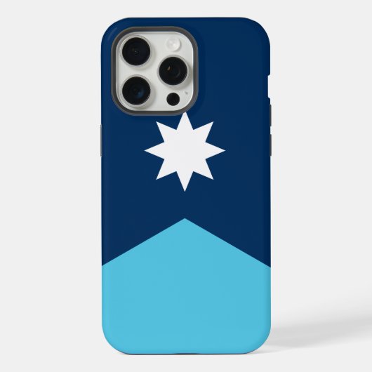 Apple iPhone 15 Pro Max Coque, drapeau du Minnesot (Verso)