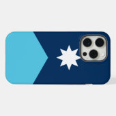 Apple iPhone 15 Pro Max Coque, drapeau du Minnesot (Verso Horizontal)