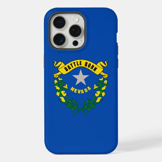 Apple iPhone 15 Pro Max Coque, drapeau Nevada (Verso)