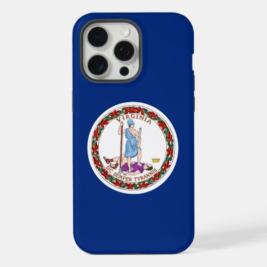 Apple iPhone 15 Pro Max, drapeau de l'État de Virg (Verso)