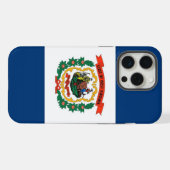 Apple iPhone 15 Pro Max, drapeau de Virginie-Occid (Verso Horizontal)
