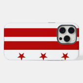 Apple iPhone 15 Pro Max, drapeau de Washington DC (Verso Horizontal)