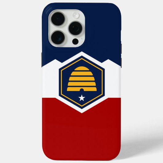 Apple iPhone 15 Pro Max, Utah nieuwe vlag Case-Mate iPhone Case (Achterkant)