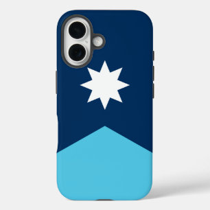 Apple iPhone 16 Hoesje-Mate met vlag van Minnesota Hoesje