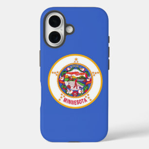 Apple iPhone 16 Hoesje-Mate met vlag van Minnesota Hoesje