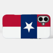 Apple iPhone 16 Plus Case-Mate Texas vlag Case (Achterkant (horizontaal))