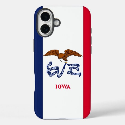 Apple iPhone 16 Plus Hoesje-Mate Iowa Case-Mate iPhone Case (Achterkant)