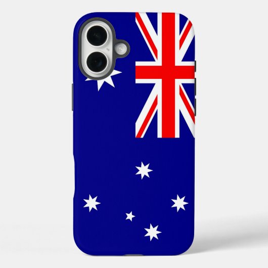 Apple iPhone 16 Plus Mate, Australische vlag Case-Mate iPhone Case (Achterkant)