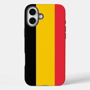 Apple iPhone 16 Plus Mate, Belgische vlag Hoesje