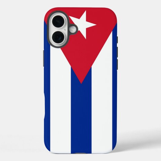 Apple iPhone 16 Plus Mate, Cubaanse vlag Case-Mate iPhone Case (Achterkant)