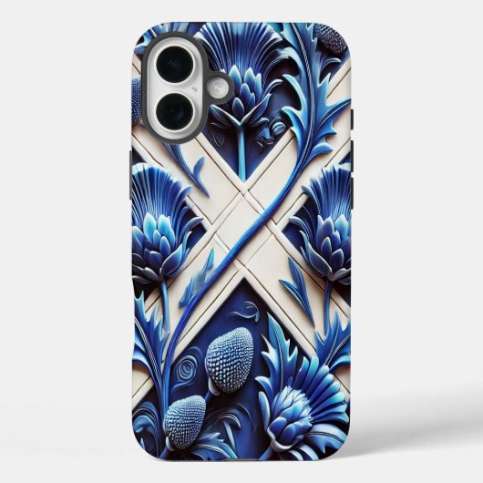 Apple iPhone 16 Plus Mate, Scottish Thistles Case-Mate iPhone Case (Achterkant)