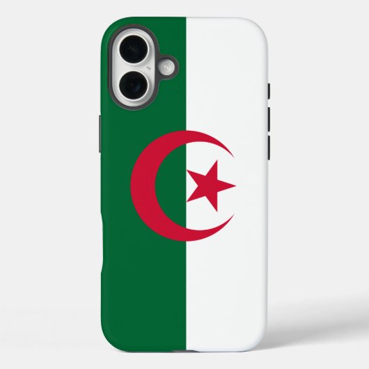 Apple iPhone 16 Plus Mate, vlag van Algerije Case-Mate iPhone Case (Achterkant)