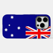 Apple iPhone 16 Pro Case-Mate, Australische vlag Case-Mate iPhone Case (Achterkant (horizontaal))