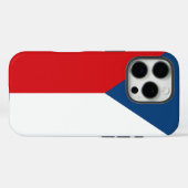 Apple iPhone 16 Pro Case-Mate, Tsjechië vlag Case-Mate iPhone Case (Achterkant (horizontaal))