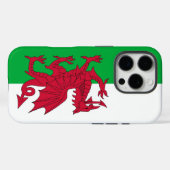 Apple iPhone 16 Pro Case-Mate, Welshe vlag Case-Mate iPhone Case (Achterkant (horizontaal))
