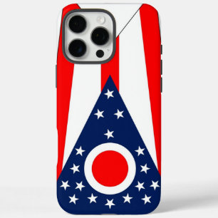 Apple iPhone 16 Pro Max Hoesje, Ohio vlag Hoesje