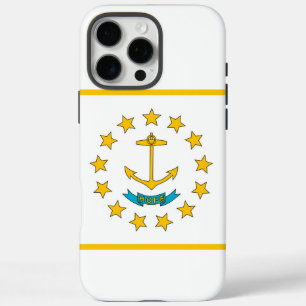 Apple iPhone 16 Pro Max Hoesje, vlag van Rhode Isl Hoesje