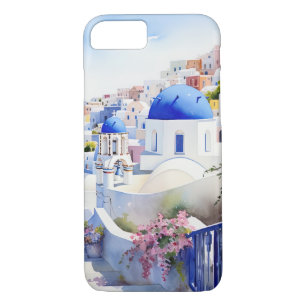 Apple iPhone 8/7, Telefoonhoesje Santorini Oia iPhone 8/7 Hoesje