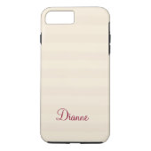 Apple iPhone Protective Coque avec nom (Dos)