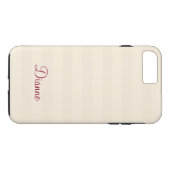 Apple iPhone Protective Coque avec nom (Dos (Horizontal))