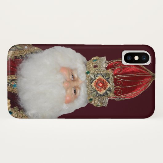 Apple iPhone X Coque avec une image de St. Nick (Dos (Horizontal))