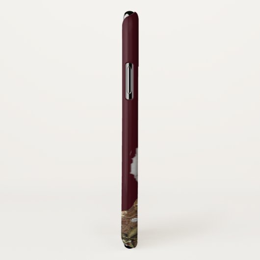 Apple iPhone X Coque avec une image de St. Nick (Dos/Droite)