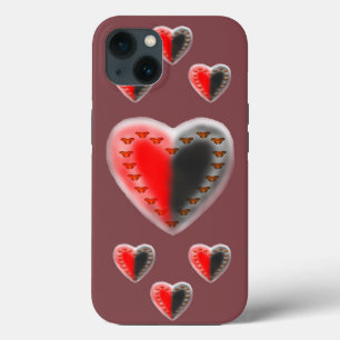 Apple iPhone X, Yin Yang vlinderharten 13 Hoesje