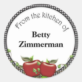 Apple Jar Label gepersonaliseerd