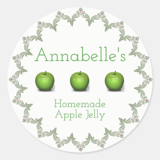 Apple Jelly Label (Voorkant)