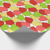 Apple Jumble Pattern Cadeaupapier (Hoek)