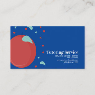 Apple Kinder Tutoring Education Visitekaartje