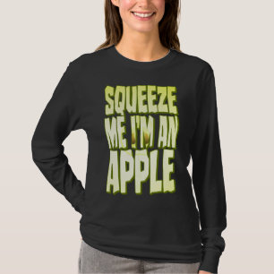 Apple kostuum grappig halloween vers fruit slice s t-shirt
