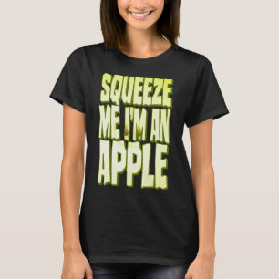 Apple kostuum grappig halloween vers fruit slice s t-shirt