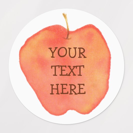 Apple Labels (Design 1)