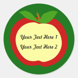 Apple Labels voor Keuken of Klaslokaal