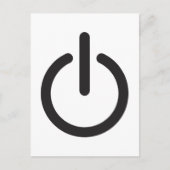 Apple mac Power-toets Briefkaart (Voorkant)