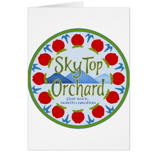 Apple Mandala - blauw (Voorkant)