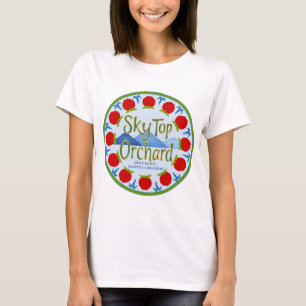 Apple Mandala - blauw T-shirt