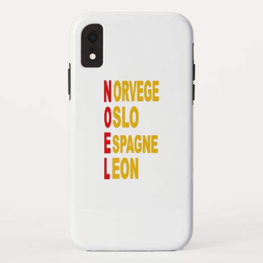Apple NOEL TOERISME EUROPE iPhone XR-adapter Case-Mate iPhone Case (Achterkant)